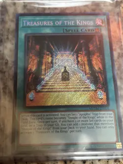 Yugioh Treasures of the Kings MZTM-EN006 Maze of the Master 1st Ed Secret Rare - Image 4