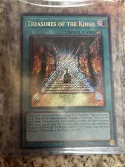Yugioh Treasures of the Kings MZTM-EN006 Maze of the Master 1st Ed Secret Rare - Image 5