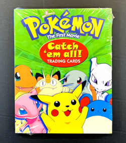 1999 Pokemon SEALED The First Movie PROMO Trading Cards UNOPENED Box Pack RARE - Image 1
