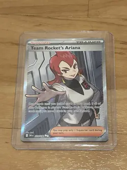 Pokemon TCG Destined Rivals Team Rockets Ariana Card 224/182 Full Art - Image 1