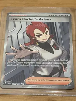 Pokemon TCG Destined Rivals Team Rockets Ariana Card 224/182 Full Art - Image 3