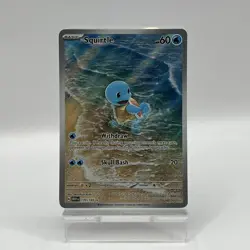 Squirtle 170/165 Pokemon 151 Illustration Rare Full Art Trading Card Near Mint - Image 1