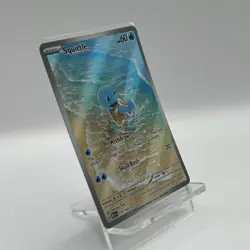 Squirtle 170/165 Pokemon 151 Illustration Rare Full Art Trading Card Near Mint - Image 3