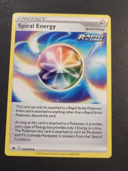 Pokemon Chilling Reign Spiral Energy Uncommon Card 159/198 - Image 1
