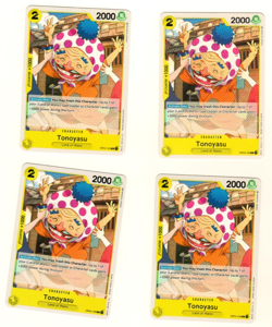 Set Of 4 Tonoyasu OP04-109 Common Kingdoms Of Intrigue One Piece Trading Card - Image 1