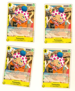 Set Of 4 Tonoyasu OP04-109 Common Kingdoms Of Intrigue One Piece Trading Card - Image 3
