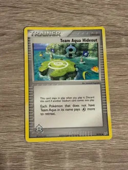 Pokemon Team Aqua Hideout Team Magma vs Team Aqua Set Card 78/95 - Image 1
