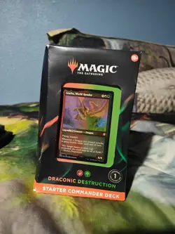 Magic: The Gathering Starter Commander Deck - Draconic Destruction (Red-Green) - Image 1