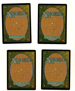 Set Of 4 Snow Covered Swamp 252 Full Art Modern Horizons MTG Playset - Image 4