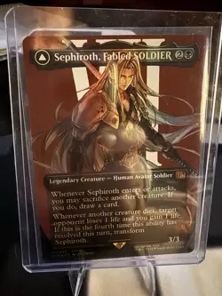 Sephiroth, Fabled SOLDIER (0382) (Borderless) Final Fantasy Foil - Image 1