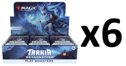 Magic MTG Tarkir: Dragonstorm PLAY Booster 6-Box CASE FACTORY SEALED! - Image 1