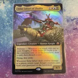 Sidar Jabari of Zhalfir (FOIL) x1 - MTG March of the Machine Commander MOC #97 - Image 1