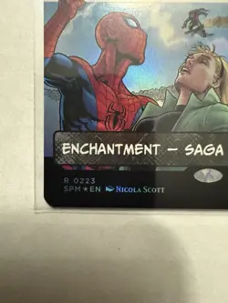 MTG The Death of Gwen Stacy 0223 Foil (Borderless) Marvel's Spider-Man NM SPM - Image 2