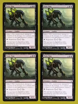 Toxic Nim x4 New Phyrexia 4x Magic the Gathering MTG - Image 1