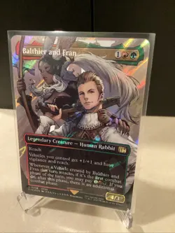 Balthier and Fran (0538) (Borderless) (Surge Foil) Final Fantasy Foil - Image 1