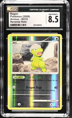 CGC 8.5 Bagon 2009 Arceus SH10 Reverse Holo Pokemon - Image 3
