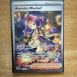 Acerola’s Mischief Pokemon Mega Evolution 183/132 SIR PACK FRESH NM/M - Image 1