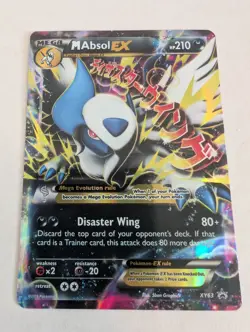 Pokemon TCG M Absol-EX XY Black Star Promos XY63 Holo Promo - Image 2