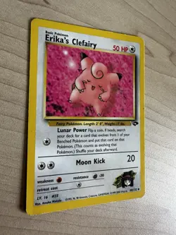 Pokemon TCG Gym Challenge ERIKA'S CLEFAIRY Uncommon, Non-Holo 40/132 - HP/DMG - Image 2