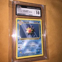 CGC 10 Gem Mint - Starmie 1st Edition (Italian) 64/102 - Base Set Pokemon - Image 1