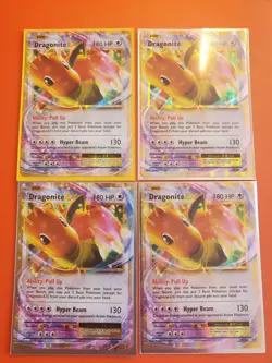 Pokemon Evolutions Dragonite EX X4 NM/MT - Image 1