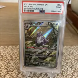 2023 POKEMON MEW EN- ILLUSTRATION RARE #174 NIDOKING PSA 9 - Image 1