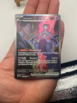 Pokemon TCG Team Rocket's Mewtwo EX 231/182 Destined Rivals SIR - Image 3