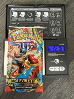 Heavy 22.78! Pokemon TCG Mega Evolutions Base Pack Sealed! SIRU Demi-God PackU! - Image 1