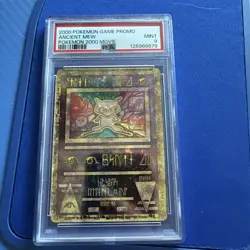 Ancient Mew Movie Game Promo FA Holo Pokemon TCG 2000 PSA 9 - Image 2