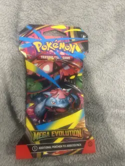 ONE Pokemon TCG: Mega Evolution Sleeved Booster Pack (RANDOM) IN HAND!!! - Image 1