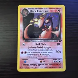 Pokemon TCG Dark Charizard Team Rocket 4/82 Holo Holo Rare Unlimited LP - Image 1