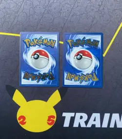 Pokemon Celebrations Set of Gold MetalCards (Charizard 4/102, Pikachu 58/102) - Image 2