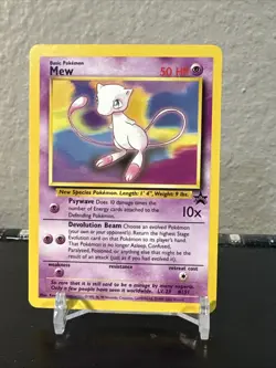Pokemon TCG Mew Wizards Black Star Promos 8 Regular Promo - Image 1