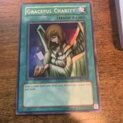 Graceful Charity SDP-040 Yugioh Starter Deck: Pegasus Super Rare NM LP - Image 3