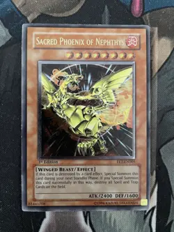 Yu-Gi-Oh! Sacred Phoenix Of Nephthys - FET-EN005 - Ultimate Rare 1st Edition LP - Image 1