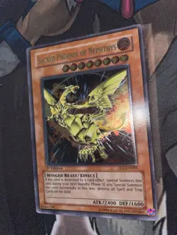 Yu-Gi-Oh! Sacred Phoenix Of Nephthys - FET-EN005 - Ultimate Rare 1st Edition LP - Image 2