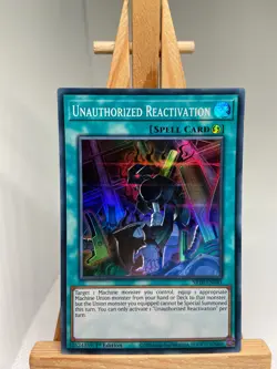 Unauthorized Reactivation - Super Rare 1st Edition SR10-EN041 - NM - YuGiOh - Image 1