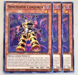 Yugioh x3 Dimension Conjurer BACH-EN002 Common 1st Edition *IN HAND* - Image 1
