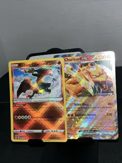 Pokemon TCG Radiant Charizard And Charizard EX2 Card Bundle Near Mint - Image 3