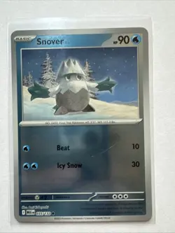 Snover Pokemon Trading Card Holo Rare 035/132 Mega Evolution - Image 1