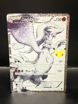 Pokemon TCG Celebrations Reshiram 113/114 Official Near Mint Card - Image 1