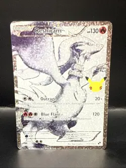Pokemon TCG Celebrations Reshiram 113/114 Official Near Mint Card - Image 2