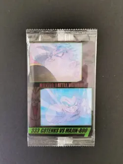 Dragon Ball Morinaga card N 333 Sealed Unopened 3D - Image 1
