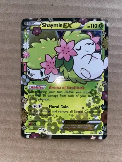 Pokemon Shaymin EX Holo Black Star Promo XY148 2015 Card - Image 1