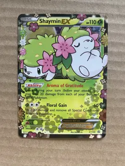 Pokemon Shaymin EX Holo Black Star Promo XY148 2015 Card - Image 4