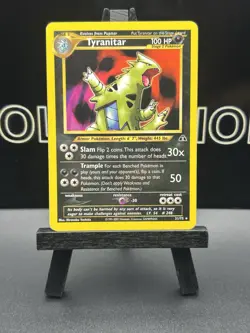 Tyranitar 31/75 Rare Neo Discovery Set Pokemon Card Regular WOTC LP - Image 2