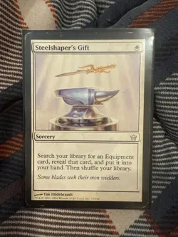 Steelshaper's Gift Fifth Dawn Magic The Gathering MTG Card - Image 1