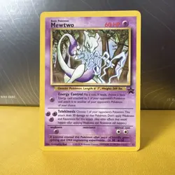 Mewtwo Black Star Promo Card #12 12 - Vintage WOTC Pokemon Tcg - Image 1