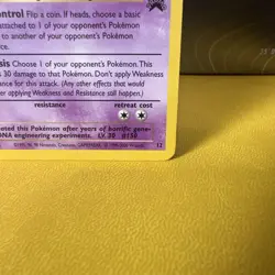 Mewtwo Black Star Promo Card #12 12 - Vintage WOTC Pokemon Tcg - Image 4