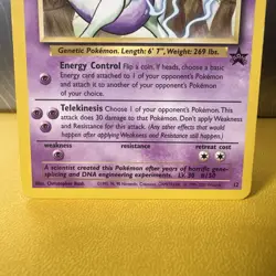 Mewtwo Black Star Promo Card #12 12 - Vintage WOTC Pokemon Tcg - Image 5